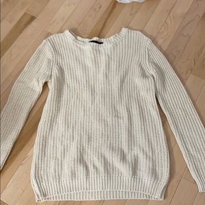 Cream sweater
